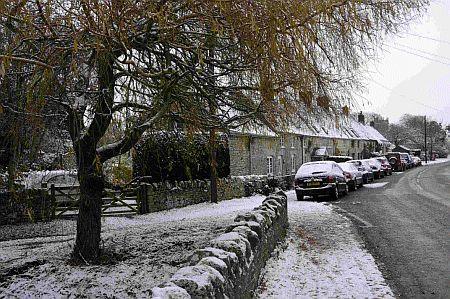 A wintry scene at Martinstown