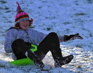 Snow fun in Dorchester, sledging, 181210, Picture: FINNBARR WEBSTER F11182