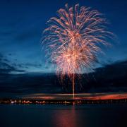 Fireworks at Weymouth Pride, by Noel Wittin