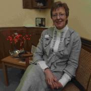 Hospice chaplain the Rev Sally Bedborough