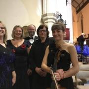 Helen Brind Hannah McFarlane and the 3 vocal soloists
