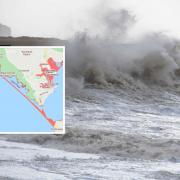Areas of Dorset could be underwater by 2050, according to a study. Picture: Climate Central