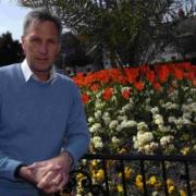 Tory candidate Richard Drax helped apprehend a teenager who had been vandalising flowers in Easton Square