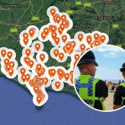 We have created an interactive map showing where violent crimes and sexual offences happened in Dorset during September 2021 Pictures: Google/Dorset Police