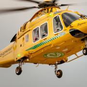 The air ambulance was called to Mosterton