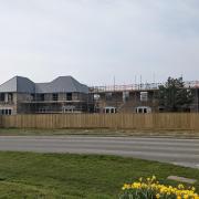 Construction work is underway for 140 new homes in Crossways, near Dorchester