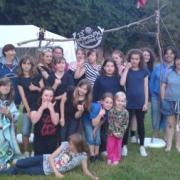 13th Weymouth guides at pirate camp on Dartmoor