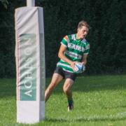 Brook Legg set Dorchester on their way to victory with the first try