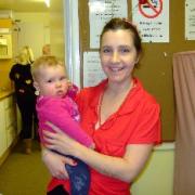 Organiser Gemma Dale with her daughter, Jessica.