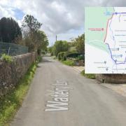 Water works begin on road which will be closed for over a month