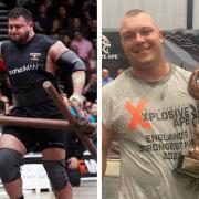 Weymouth's Shane Flowers, left, and Kane Francis will compete at Britain's Strongest Man on Saturday