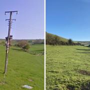 Valley of Stones before and after cabling was moved underground