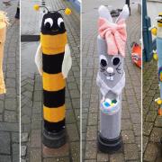 The Easter faces are bringing joy to the seafront in Weymouth