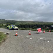 A crash closed part of the coast road near Weymouth