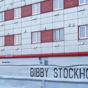 Bibby Stockholm Barge at Portland Port