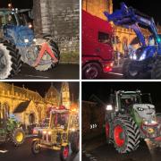 The WillDoes Christmas tractor run made its way through Dorset villages