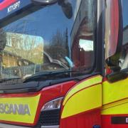 A crew from Blandford Fire Station was called to put out a vehicle fire