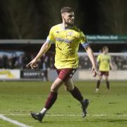 Brandon Goodship scored two goals to become Weymouth's top scorer this season to date