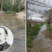 The river walk, once frequented by Thomas Hardy, has fallen into disrepair