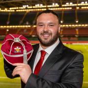 Harri O'Connor featured for Wales against Italy