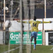 Ezio Touray's superb volley gave Weymouth a share of the points at Bath
