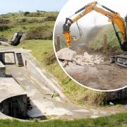 Work gets underway on new paths at 'ghost tunnels'