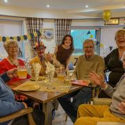 Selwood House Care Home residents enjoying their Oscar party