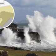The windy conditions are set to continue in coastal areas