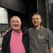 Rick Stein with Eric Tavernier from Les Enfants Terribles restaurant, Weymouth