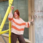 Sophie Mitchell, owner of Kooky Bloom, outside her new store on St Alban Street, Weymouth