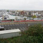 The new North Quay car park site