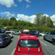Traffic on the A35