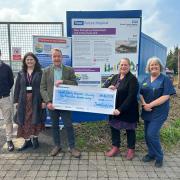 County show presents £10,000 cheque to support County Hospital development
