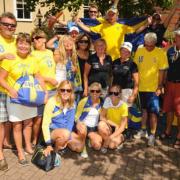 IN FULL VOICE: Swedish visitors in Hope Square