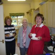Maureen and the coffee morning ladies