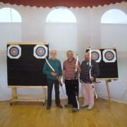Some of the archers at the Hall