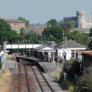 line up: Looking towards Dorchester West station