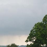 DID you see this twister over Weymouth? Picture by Bob Pinnow