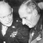 Eisenhower with Field Marshal Bernard Montgomery