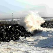 ANGRY SEA: Storms at West Bay