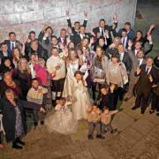 Couple marry in stunning castle ceremony