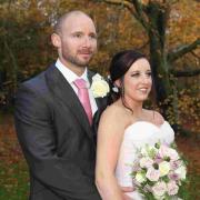 WEDDING BELLS: Pete Kelly and Naomi Fear