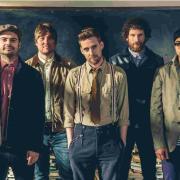 ‘AMAZING MUSIC’: The Kaiser Chiefs, with newest member Vijay Mistry far right (photo: Danny North)