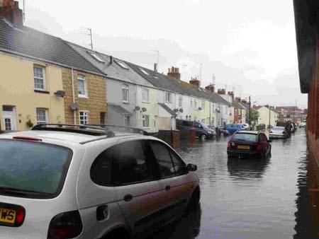 A month’s worth of rain fell in just 24 hours with water swamping homes, businesses, towns and villages in South and West Dorset. 
