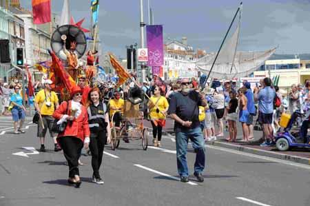 All our pictures from the Saturday Olympic celebrations, including the finale of the Battle of the Winds