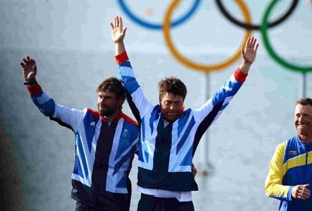 Our pictures of Olympic sailing events in Weymouth and Portland during London 2012. Iain Percy and Andrew Simpson claimed silver in the Star Class. 