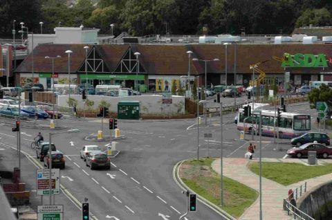 CONTROVERSIAL: The harbour crossroads outside Asda in Weymouth