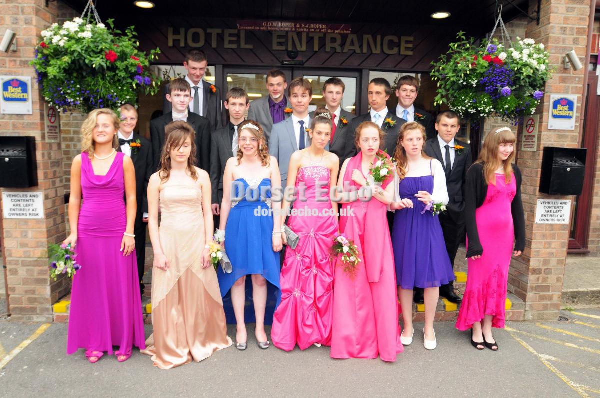 Pupils donned their best gowns and suits for the Westfield prom