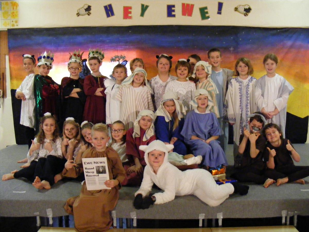 St Mary's CE First School, Charminster, near Dorchester. Production of 'Hey Ewe!'