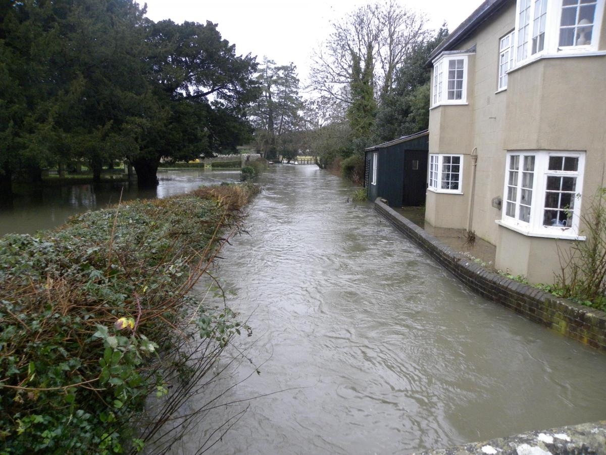 Sarah East,  district councillor for Charminster, sent in these photos of flooding in Charminster.
